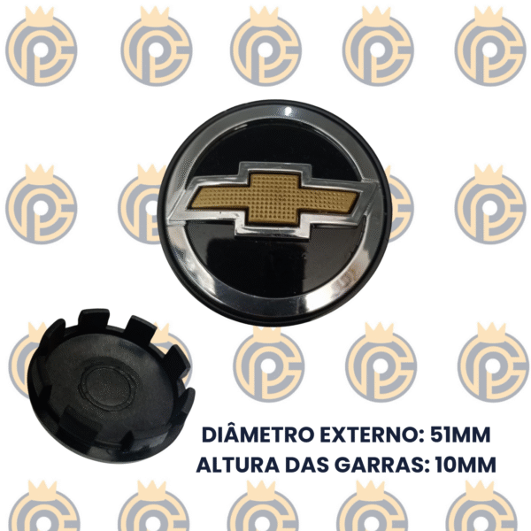 Subcalota GM Elite 51MM Preto/Dourado