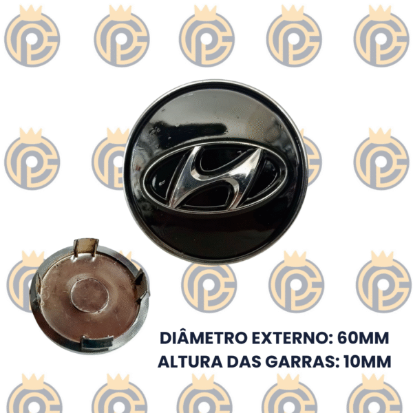 Subcalota Hyundai IX3/Tucson/Santa Fé Preta