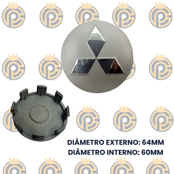 Subcalota Mitsubishi Triton Emblema Prata