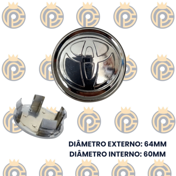 Subcalota Toyota Corolla Xei Antiga 2002 Cromado