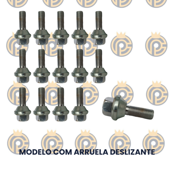 Pacote Parafuso Fiat Deslizante Kit 16pcs