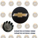 Subcalota GM Tracker Cruze Novo Onix 52mm Preto