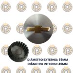 Subcalota GM Onix Cobalt Agile 20 Abas Prata