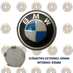 Subcalota BMW Azul 65mm