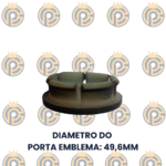 Porta Emblema Fiat 49mm