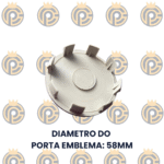 Porta Emblema Procar 58mm