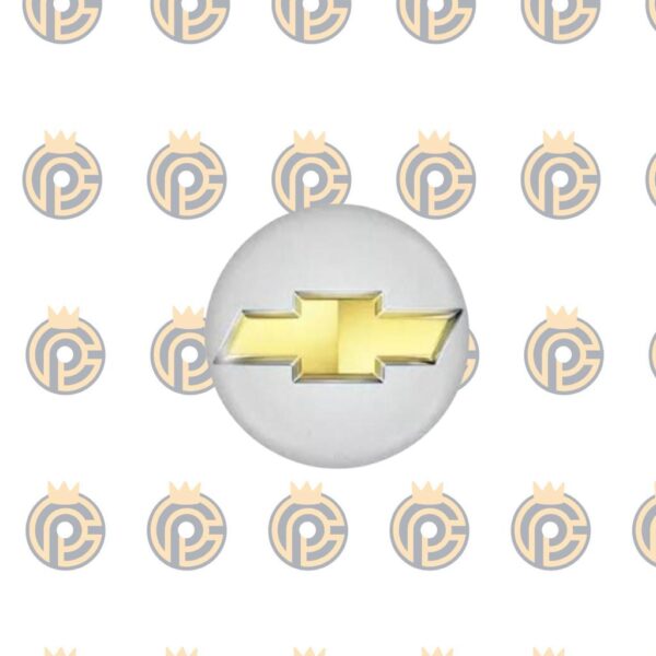 Emblema em Resina GM Prata 48mm