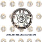 Calota Central VW Passat VR-6 BRW 570 - Imagem 3