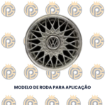 Calota Central VW Santana BBS - Imagem 3