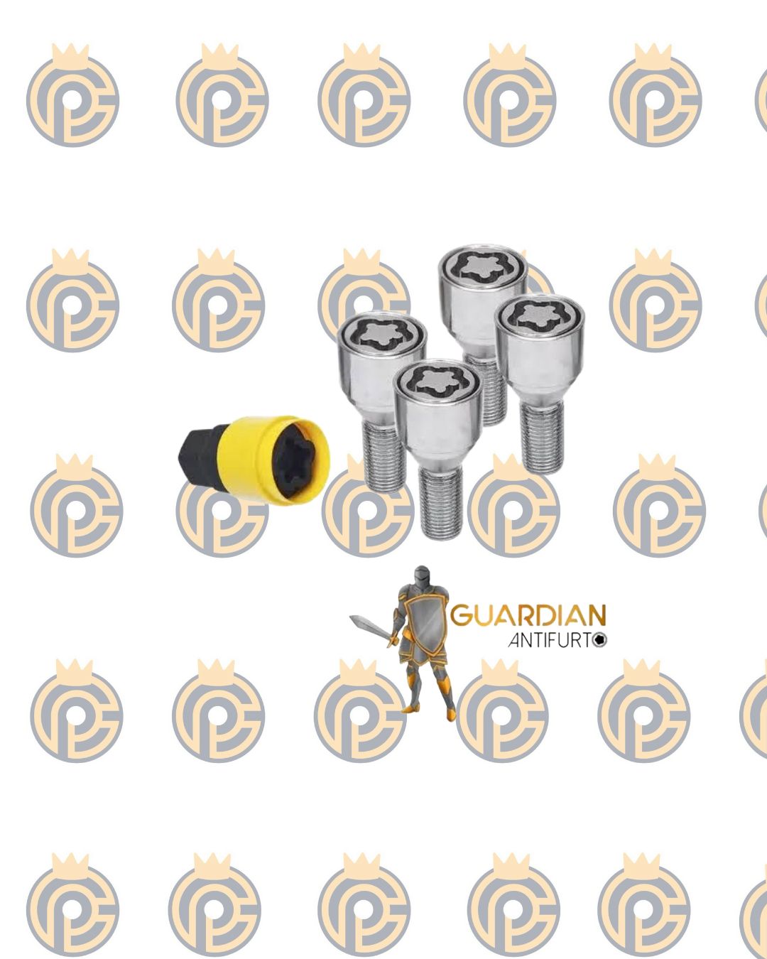 83fbd9fefd52fcbc340ac5489954e287.jpg Antifurto Guardian M14x1.25 BMW Mini - Imagem 1