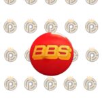 Emblema em Alumínio BBS Vermelho 51mm