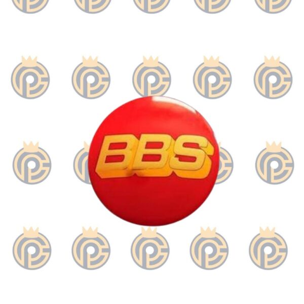 Emblema em Alumínio BBS Vermelho 51mm