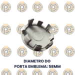 Porta Emblema Mangels 58mm