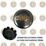 Subcalota GM Elite 51mm Grafite/Dourado