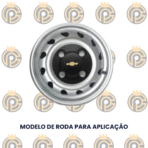 Calota Central GM Chevette DL - Imagem 2