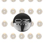 Emblema em Alumínio O.Z Preto 58mm