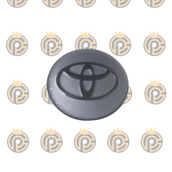 Emblema em Alumínio Toyota Prata 58mm