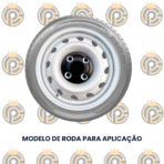 Calota Central Universal New Cap 4X100 Preta - Imagem 2