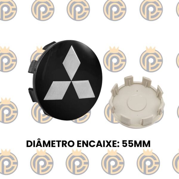 Subcalota Mitsubishi Triton Preto/Prata