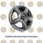 Calota Central VW Fox 4 Furos BRW 270 - Imagem 2