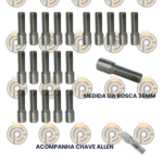 Parafusos Roda Fiat Allen Longo 16 Peças