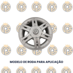 Calota Central VW Gol Geração III - Imagem 3