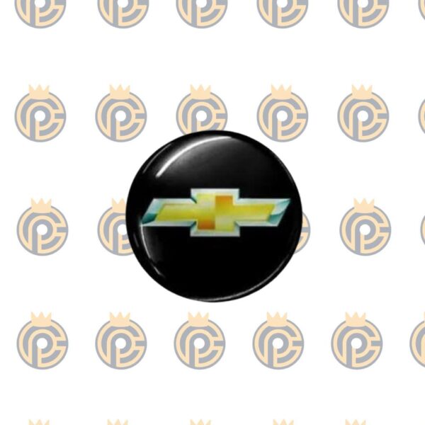 Emblema em Resina GM Preto 48mm