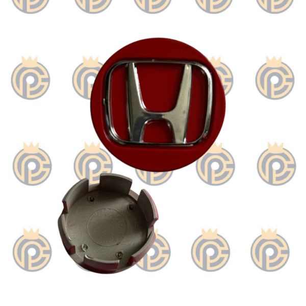 Subcalota Honda Fit City Vermelha Logo Cromado
