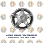 Calota Central Mangels Mythus - Imagem 3