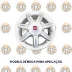 Calota Central Fiat Brava ELX - Imagem 3