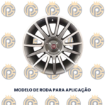 Calota Central Fiat Bravo Prata - Imagem 3