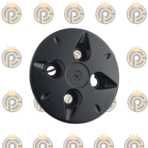 Calota Central Fiat Doblò Roda de Ferro Preta