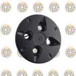 Calota Central Fiat Doblò Roda de Ferro Preta